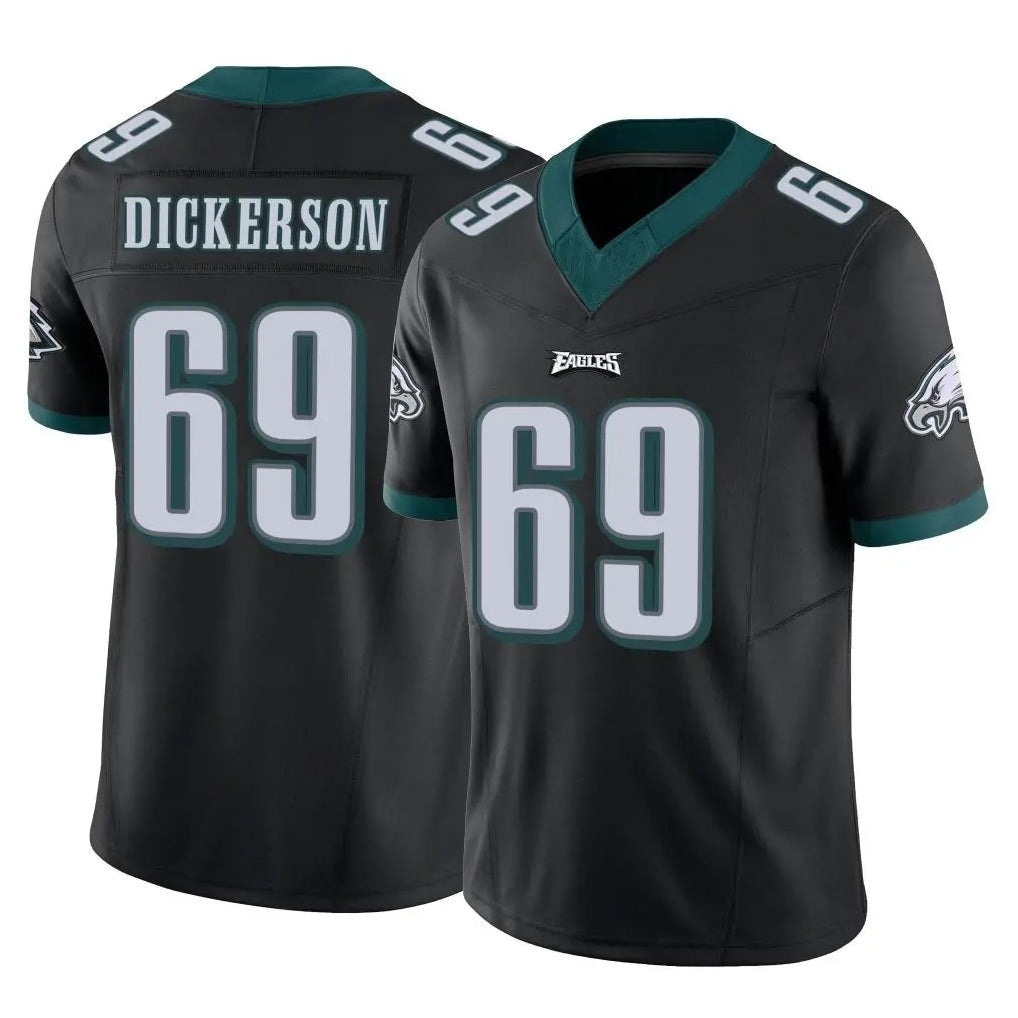 CAdoa P.Eagles #69 Landon Dickerson Player Black Limited Vapor F.U.S.E. Home Game Stitched Jerseys