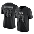 CAdoa P.Eagles #69 Landon Dickerson Player Black Reflective Limited Home Game Stitched Jerseys