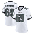 CAdoa P.Eagles #69 Landon Dickerson Player White Game Home Stitched Jerseys