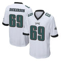 CAdoa P.Eagles #69 Landon Dickerson Player White Home Game Stitched Jerseys