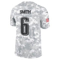 CAdoa P.Eagles #6 DeVonta Smith Arctic Camo 2024 Salute to Service Limited Stitched Jerseys