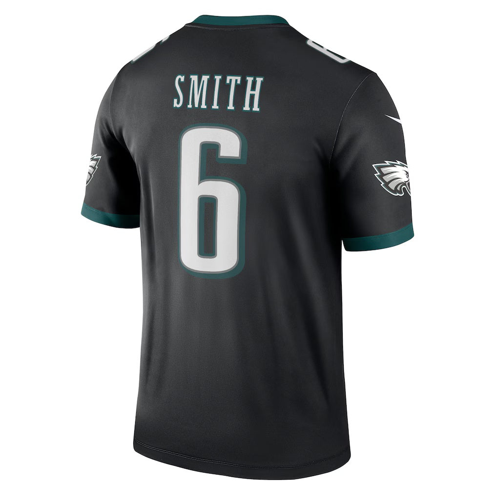 CAdoa P.Eagles #6 DeVonta Smith Black Legend Player Performance Top Stitched Jerseys