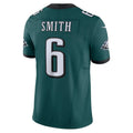 CAdoa P.Eagles #6 DeVonta Smith Green Vapor F.U.S.E. Limited Stitched Jerseys