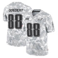 CAdoa P.Eagles #88 Dallas Goedert Player Arctic Camo Salute to Service Limited Game Stitched Jerseys