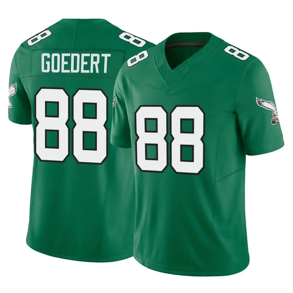 CAdoa P.Eagles #88 Dallas Goedert Player Green Kelly Alternate Vapor F.U.S.E. Home Game Stitched Jerseys