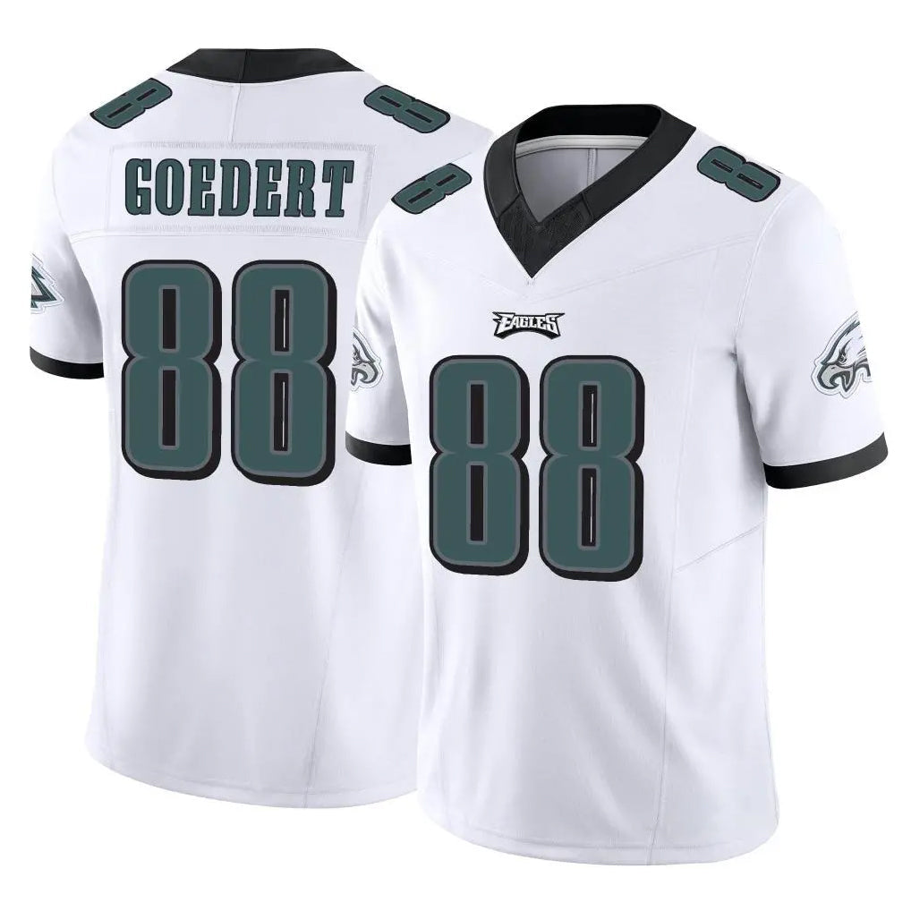 CAdoa P.Eagles #88 Dallas Goedert Player White Limited Vapor F.U.S.E. Home Game Stitched Jerseys