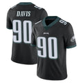 CAdoa P.Eagles #90 Jordan Davis Player Black Limited Vapor Untouchable Home Game Stitched Jerseys