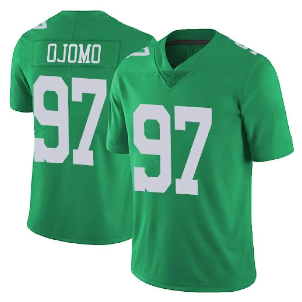 CAdoa P.Eagles #97 Moro Ojomo Player Green Limited Vapor Untouchable Home Game Stitched Jerseys