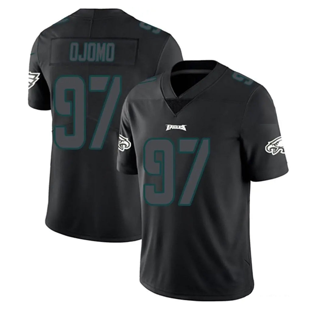 CAdoa P.Eagles #97 Moro Ojomo Player Limited Black Impact Home Game Stitched Jerseys