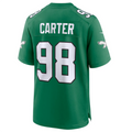 CAdoa P.Eagles #98 Jalen Carter Green Alternate Game American Stitched Jerseys