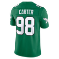CAdoa P.Eagles #98 Jalen Carter Kelly Green Alternate Vapor F.U.S.E. Stitched Limited Jerseys