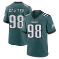 CAdoa P.Eagles #98 Jalen Carter Player Green Home Game Stitched Jerseys