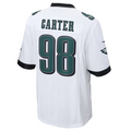 CAdoa P.Eagles #98 Jalen Carter White Game Jersey Stitched American Stitched Jersey