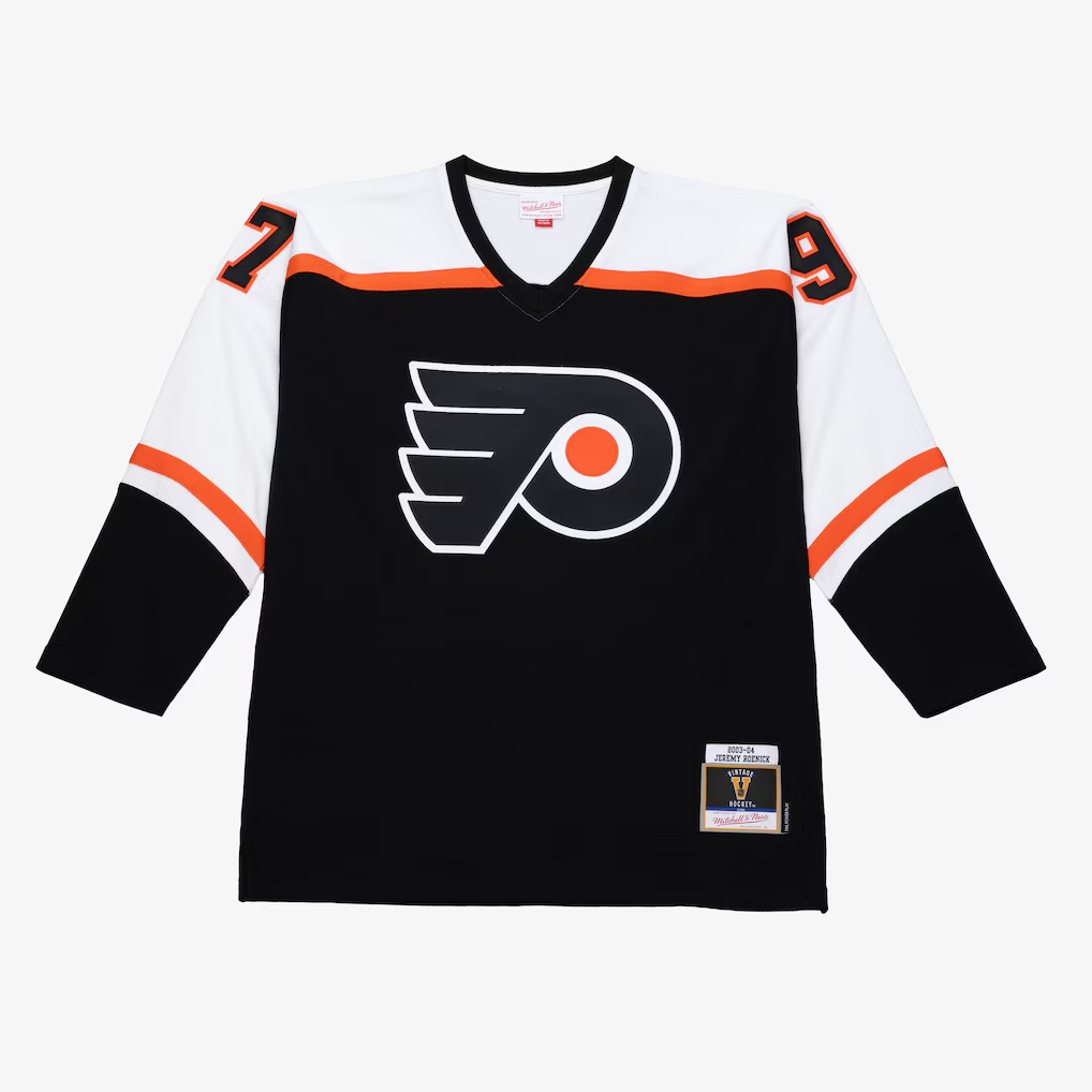 CAdoa P.Flyers Jeremy Roenick Mitchell & Ness Black 2003 Power Play Jerseys