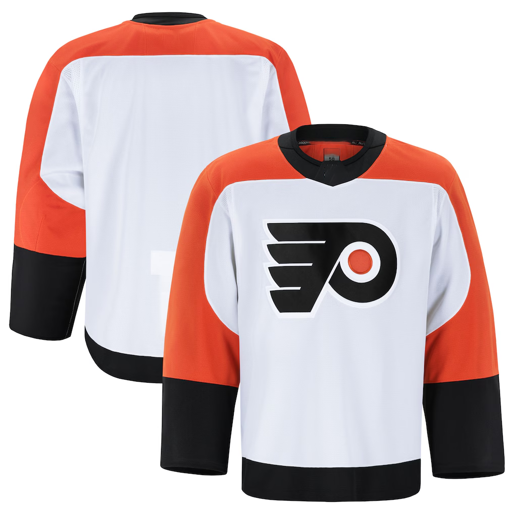CAdoa P.Flyers White Away Authentic Pro Jerseys