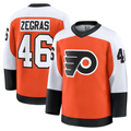 CAdoa P.Flyers #46 Trevor Zegras Orange Home Breakaway Jerseys