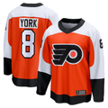 CAdoa P.Flyers #8 Cam York Orange Home Breakaway Jerseys