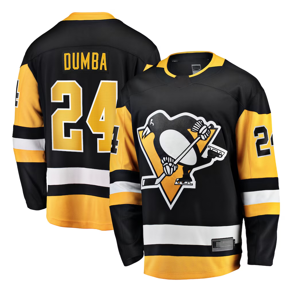 CAdoa P.Penguins #24 Matt Dumba Black Home Breakaway Jerseys