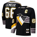 CAdoa P.Penguins #66 Mario Lemieux Black 1996?97 Power Play Jerseys