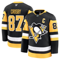 CAdoa P.Penguins #87 Sidney Crosby Black Home Premium Jerseys