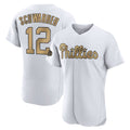 CAdoa P.Phillies #12 Kyle Schwarber Player Gold All-Star Home Limited Elite Stitched Jerseys