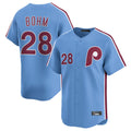 CAdoa P.Phillies #28 Alec Bohm Player Light Blue Home Limited Stitched Jerseys