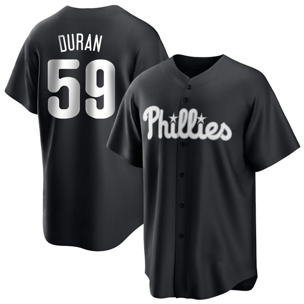 CAdoa P.Phillies #59 Jhoan Duran Player Black Alt Fashion Home Game Stitched Jerseys