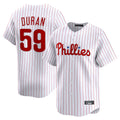 CAdoa P.Phillies #59 Jhoan Duran Player White Home Limited Stitched Jerseys