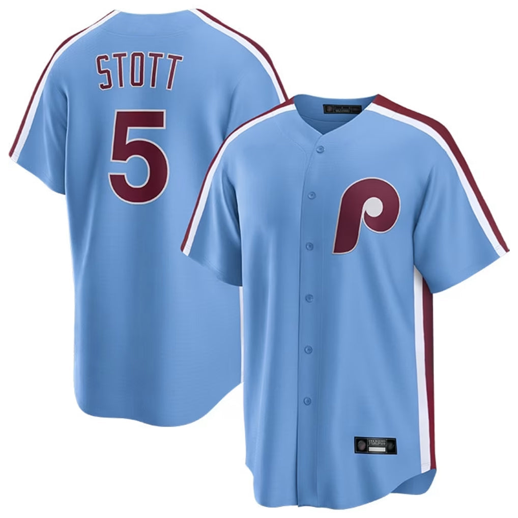 CAdoa P.Phillies #5 Bryson Stott Player Light Blue Home Limited Game Stitched Jerseys