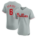 CAdoa P.Phillies #6 Ryan Howard Player Gray Home Limited Elite Stitched Jerseys