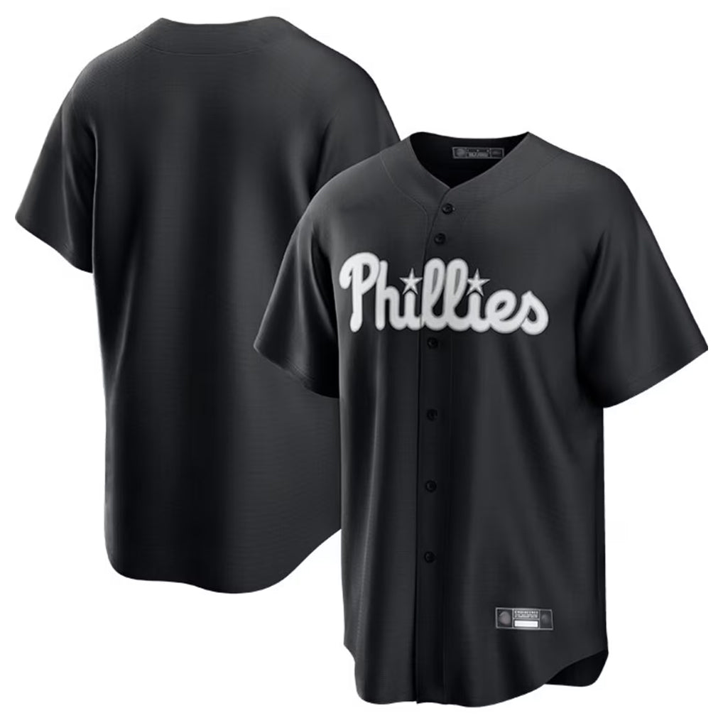CAdoa P.Phillies Blank Player Black Alt Fashion Home Game Stitched Jerseys