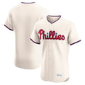CAdoa P.Phillies Blank Player Cream Home Limited Elite Stitched Jerseys