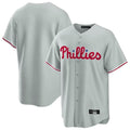 CAdoa P.Phillies Blank Player Gray Home Game Stitched Jerseys