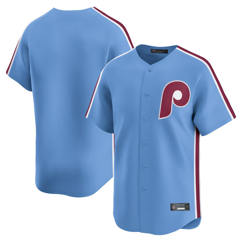 CAdoa P.Phillies Blank Player Light Blue Game Stitched Jerseys