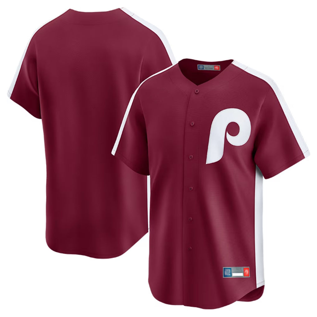 CAdoa P.Phillies Blank Player Red Cooperstown Collection Limited Home Stitched Jerseys