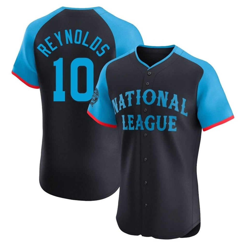 CAdoa P.Pirates #10 Bryan Reynolds Player Navy National League All-Star Home Limited Elite Stitched Jerseys