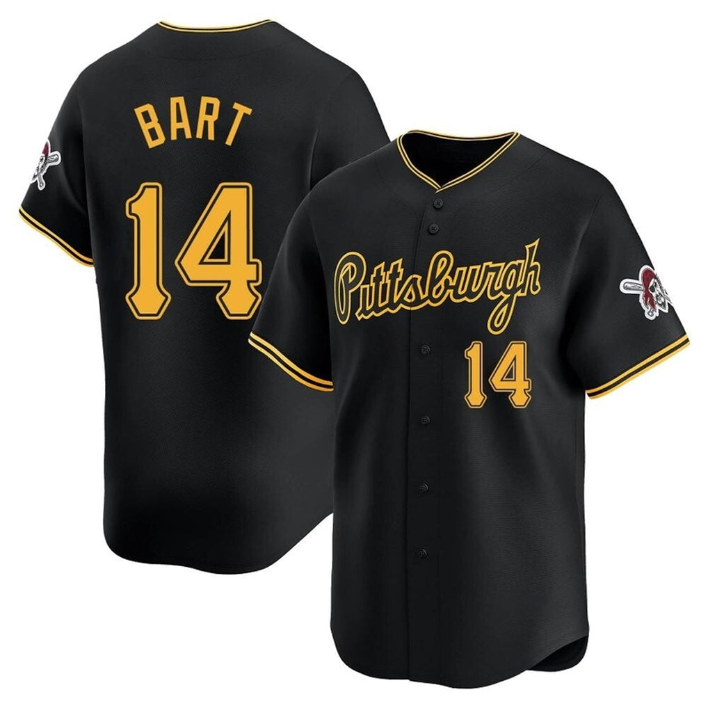 CAdoa P.Pirates #14 Joey Bart Player Black Alt Home Limited Stitched Jerseys
