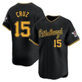 CAdoa P.Pirates #15 Oneil Cruz Player Black Home Limited Stitched Jerseys