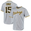 CAdoa P.Pirates #15 Oneil Cruz Player Gray Road Home Game Stitched Jerseys
