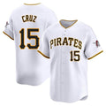 CAdoa P.Pirates #15 Oneil Cruz Player White Home Limited Stitched Jerseys