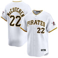 CAdoa P.Pirates #22 Andrew McCutchen Player White Home Limited Stitched Jerseys