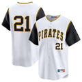 CAdoa P.Pirates #21 Roberto Clemente Player White Throwback Cooperstown Limited Stitched Jerseys