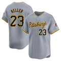 CAdoa P.Pirates #23 Mitch Keller Player Gray Road Home Limited Stitched Jerseys