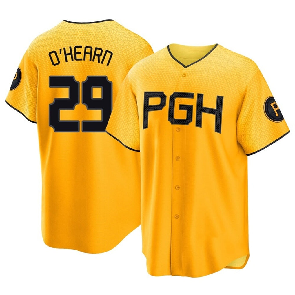 CAdoa P.Pirates #29 Ryan O?¡®Hearn Player Gold City Connect Home Game Stitched Jerseys