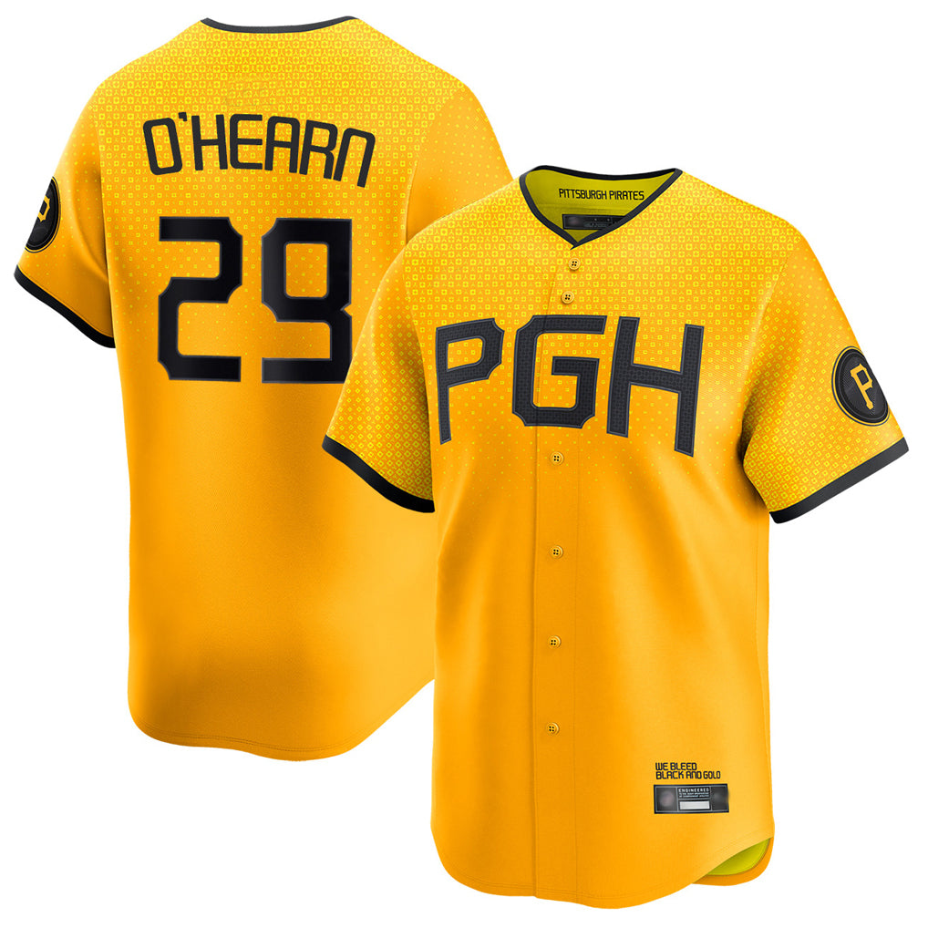 CAdoa P.Pirates #29 Ryan O?¡®Hearn Player Gold City Connect Home Limited Stitched Jerseys