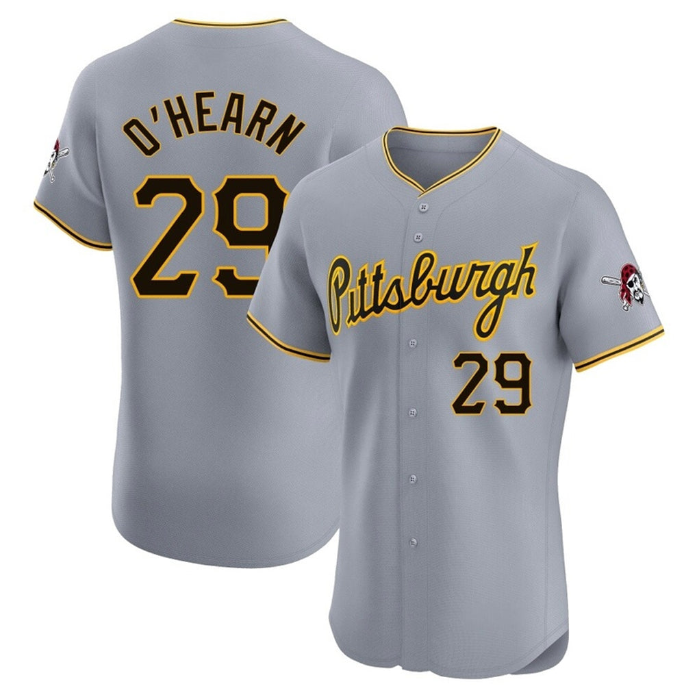 CAdoa P.Pirates #29 Ryan O?¡®Hearn Player Gray Road Home Limited Elite Stitched Jerseys