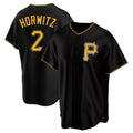 CAdoa P.Pirates #2 Spencer Horwitz Player Black Alternate 2025 Home Game Stitched Jerseys