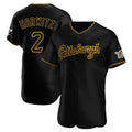 CAdoa P.Pirates #2 Spencer Horwitz Player Black Home Limited Elite Stitched Jerseys