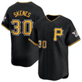 CAdoa P.Pirates #30 Paul Skenes Player Black Alt Limited Home Stitched Jerseys
