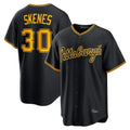 CAdoa P.Pirates #30 Paul Skenes Player Black Home Game Stitched Jerseys